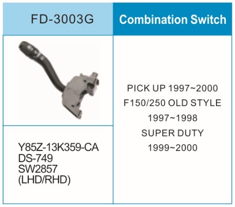 Ford Motorcraft SW5579 OE Y85Z-13K359-CA Turn,washer,hazard,wiper