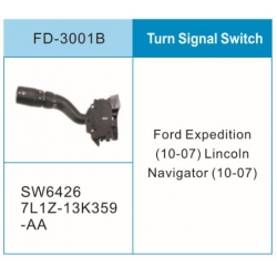 OEM# 7L1Z-13K359-AA 福特组合开关 MOTORCARFT#SW-6426   Ford Expedition (10-07)  Lincoln Navigator (10-07)    MULTI FUNCTION TURN INDICATOR WIPER SWITCH MFG#FD-3001B