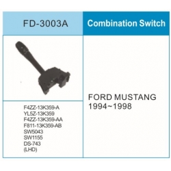 FORD MUSTANG 1994~1998 福特组合开关 OEM# F4ZZ-13K359-A YL5Z-13K359 F4ZZ-13K359-AA F811-13K359-AB SW5043 SW1155 DS-743 COMBINATION SWITCH MFG# FD-3003A