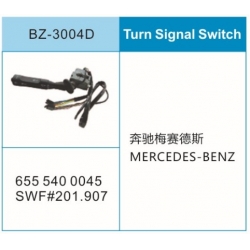 OEM 6555400045  SWF#201907 奔驰组合开关 MERCEDES BENZ   TURN SIGNAL SWITCH  Mfg#BZ-3004D