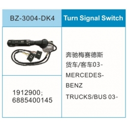 MERCEDES BENZ TRUCKS/BUS 03-  奔驰组合开关 OEM6885400145 1912900  TURN SIGNAL SWITCH  Mfg#BZ-3004-DK4